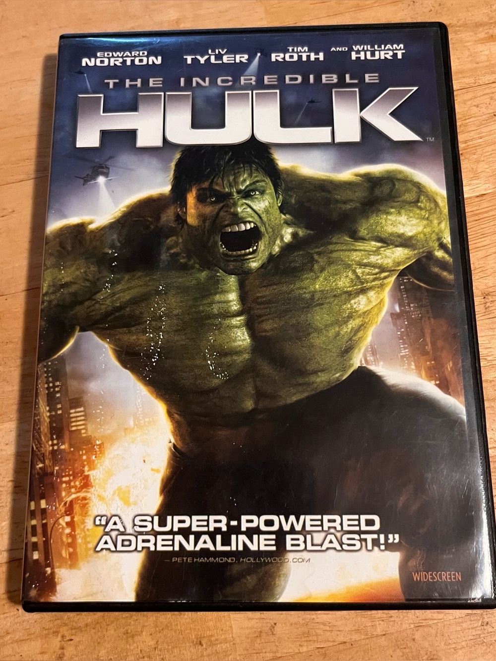 The Incredible Hulk Widescreen DVD